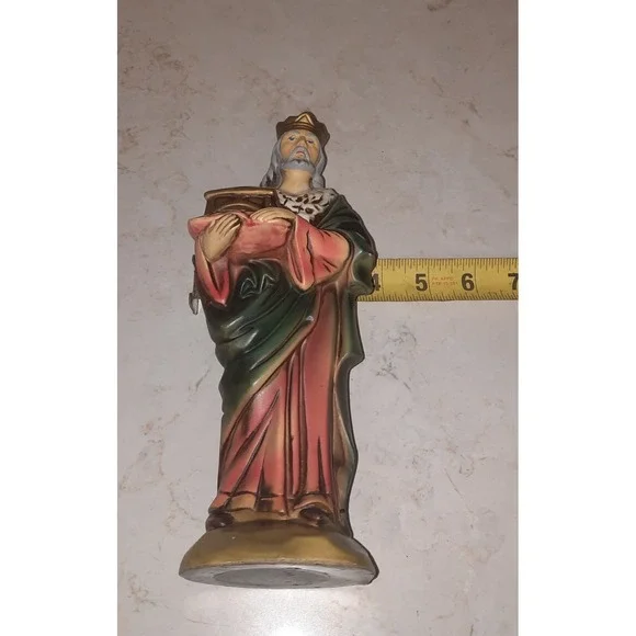 Vintage Nativity Wiseman Figurerine Japan - Picture 8 of 8